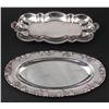 Image 1 : 2 Silverplate Small Oval Serving Plates Platters