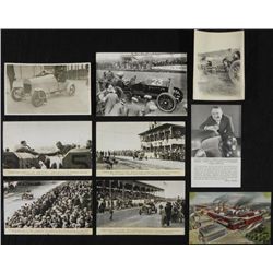 9 Antique Car Postcards Vanderbilt Race, Photos, France
