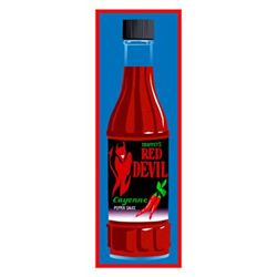 Clfford Faust Art Print -Red Devil Cayenne Pepper Sauce