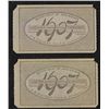 Image 2 : 2 Jamestown Exposition Worlds Fair Tickets 1909