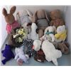 Image 3 : Variety 14) Stuffed Animals- Dogs Rabbits Bears Zebra