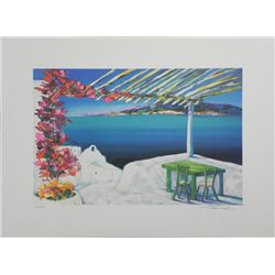 Signed and Numbered Fenech Lithograph Print Oceanview