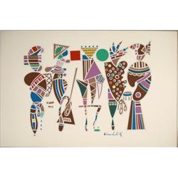 After Kandinsky Interpretation Modern Art Print