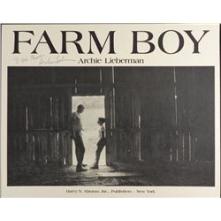 Farm Boy Signed Poster Archie Lieberman Man-to-Man