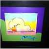 Image 1 : Peter Max Original Painting Over Serigraph -Sailboat