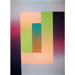 Larry Bell Signed LE Art Print Barcelona 5