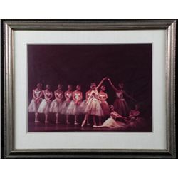 Art Photograph of Ballet Dancers -Vintage, Framed