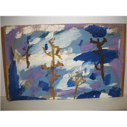 Talented Vintage Abstract Signed - GORKY