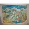 Image 1 : Vintage Geometric Landscape Signed - Marinko