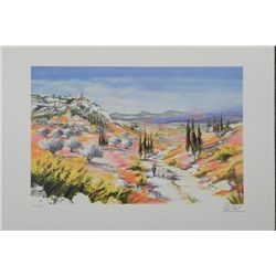 Ella Fort Provence Valley France S/N Lithograph Print