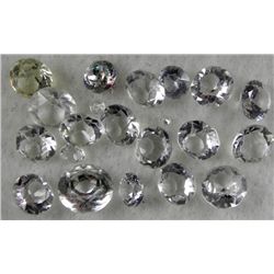 20 Zircon Gemstones Gems 10 mm Round Cut