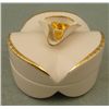 Image 1 : Vintage Italian Porcelain Abstract Flower Trinket Box