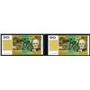 Image 1 : Australia, Reserve Bank, ND (1994) Sequential Banknote Pair.