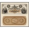 Image 1 : Imperio Do Brasil, Estampa 7A, 1874 Issue Proof  Banknote.