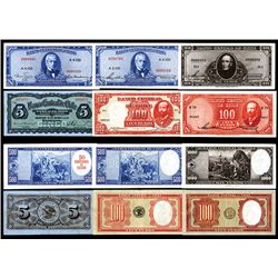 Banco Central de Chile, 1928; 1933 and Later Issue Assortment.