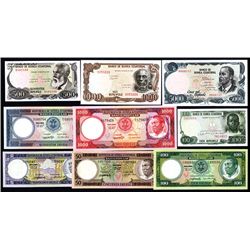 Republica de Guinea Ecuatorial, Banco Popular and Banco de Guinea Ecuatorial, 1975-79, Various Issue