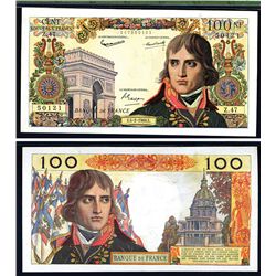 Banque de France, 1959-64 "Nouveaux Francs" Issue Banknote.