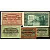 Image 1 : Lithuanian Occupation. State Loan Bank Currency notes, Eastern Bank of Commerce and Industry, Posen