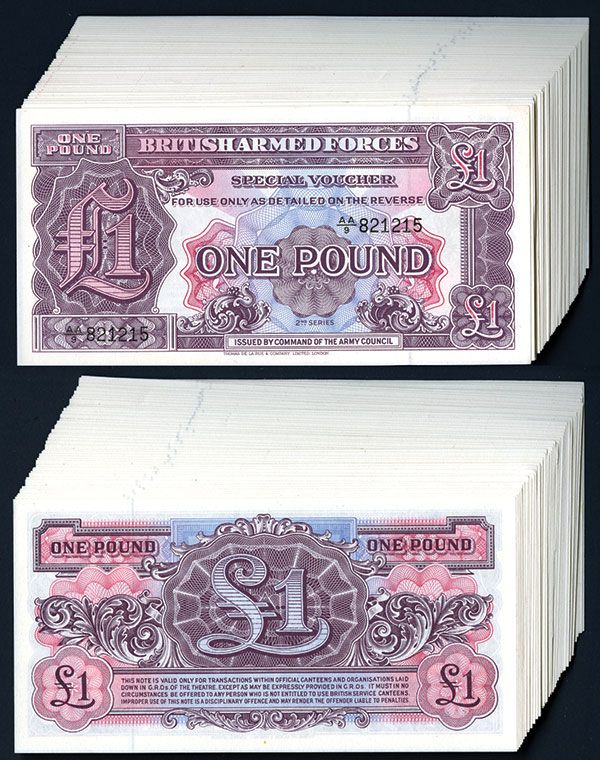 UNC Great Britain P M22-1 Pound 1948 2nd Series