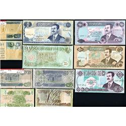 Central Bank of Iraq, Group of 1100 Uncirculated Notes.