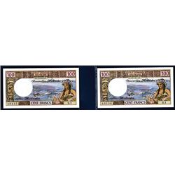 Institut D'Emission D'Outre-Mer, Pair of ND (1970) Issue Banknotes