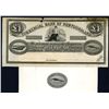 Image 1 : Commercial Bank of Newfoundland, 1867 Essay Proof Banknote.