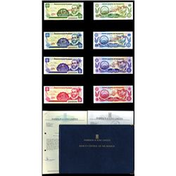 Banco Central de Nicaragua, ND (1991) Specimen Presentation Folder With Unique Correspondence.