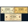 Image 1 : Commonwealth of the Philippines - January 13, 1942 Couponized Check Issue Trio.