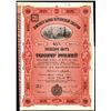 Image 1 : Banque De La Fonciere Du Gouvernment de Kherson, 1915 Issued Bond With Hebrew Text on Back.
