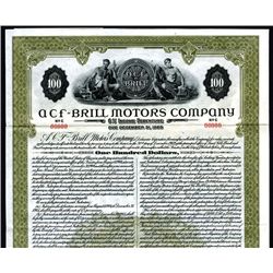 ACF-Brill Motors Co., 1944, $100 Specimen Bond.