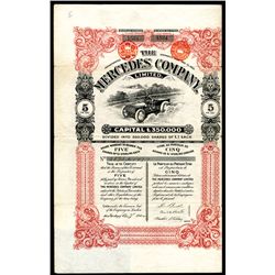 Mercedes Co., 1904 Issued Shares.