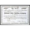 Image 1 : National Bank Building Co., Issued Stock.