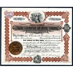 Alaska Commercial and Mining Company, 1899 Issued Stock.