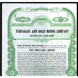 Turnagain Arm Gold Mining Co. 1906 Alaska Gold Bond.