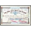 Image 1 : Ruby Bell Gold and Silver Mining Co., 1888. I/C Stock.