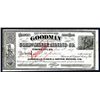 Image 1 : Goodman Gold and Silver Mining Co., 1877 Stock Certificate.