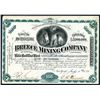 Image 1 : Breece Mining Co. 1880 Issue Stock.