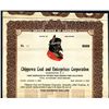 Image 1 : Chippewa Coal and Enterprises Corp. 1924 Bond with Multi-Color Native American Portrait.