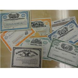 Assorted Tobacco, Alcohol & Consumer Goods Related Stocks, Lot of 76.