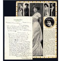 Joyce Kilmer Signed Letter, 1916.