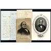 Image 1 : Daniel Webster Signed Letter & Free Frank with 2 Lithographs, 1830, U.S. Politician.
