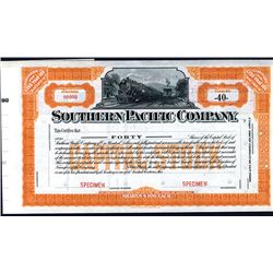 Southern Pacific Co., 1914, 40 Shares Specimen Stock.