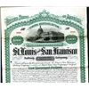 Image 1 : St. Louis and San Francisco Railway Co., 1881, $1000 Specimen Bond.
