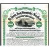 Image 1 : St. Louis, Iron Mountain and Southern Railway Co., 1881, $1000 Specimen Bond.