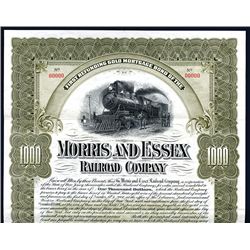 Morris and Essex Railroad Co., 1900, $1000 Specimen Bond.