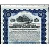 Image 1 : Northampton-Easton & Washington Traction Co., 1910, $100 I/U Bond.