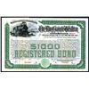 Image 1 : Rio Grande Western Railway Co., 1889, $1000 Specimen Bond.