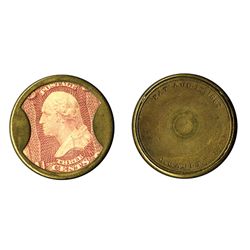 J. Gault, 3 Cents, Encased Postage.