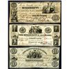 Image 1 : Mississippi & Alabama Rail Road Company, 1837-38 Obsolete Banknote Trio.