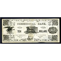 New Hampton Institution - Commercial Bank, 1866 College Currency.